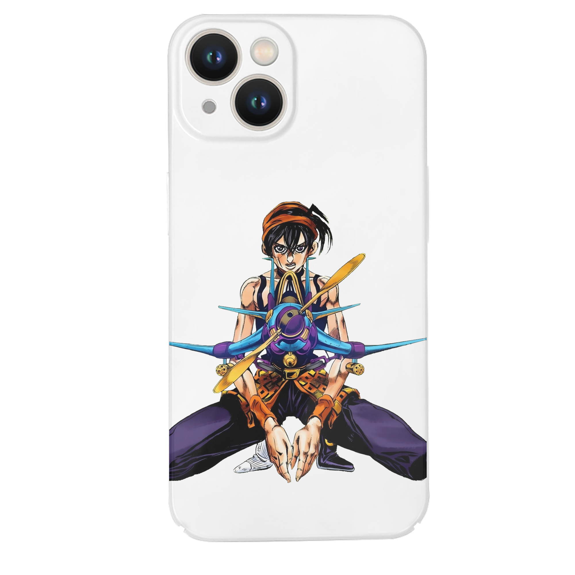 （画像用） ジョジョの奇妙な冒険 ナランチャ?ギルガ JoJo's Bizarre Adventure Narancia Ghirga 【iPhone 14シリーズ対応】ハードケース